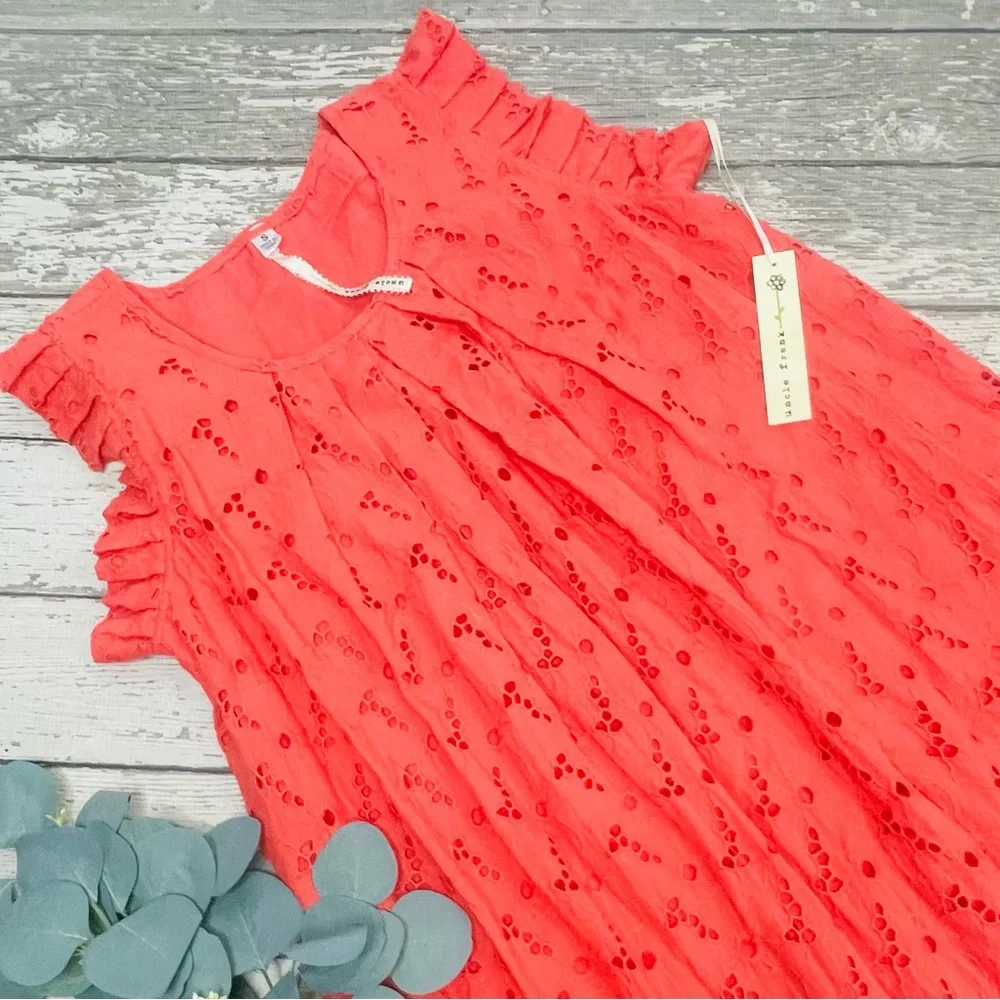 Uncle Frank Eyelet Shift Dress - Picture 1 of 7